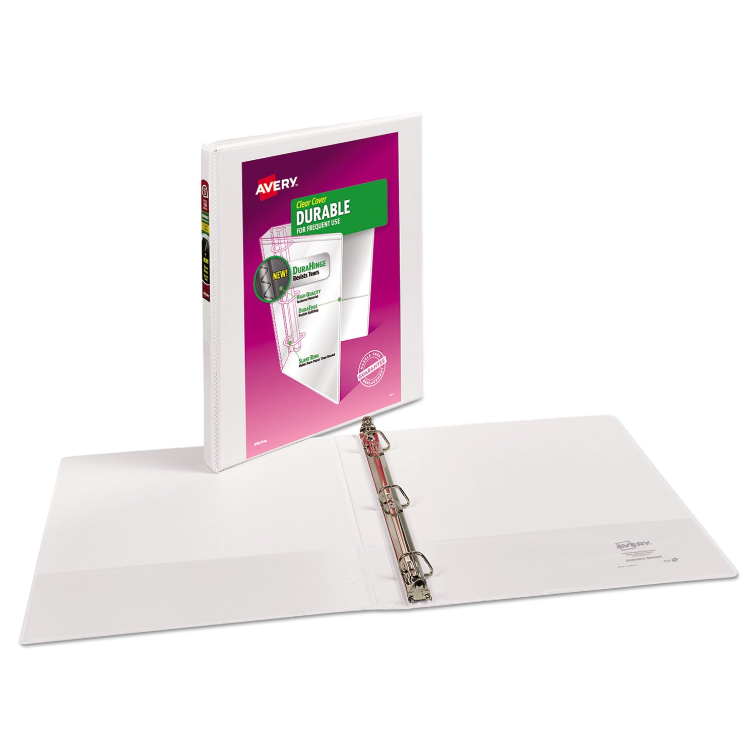 Avery® Durable 3-Ring Binder with DuraHinge™ Technology, 0.5