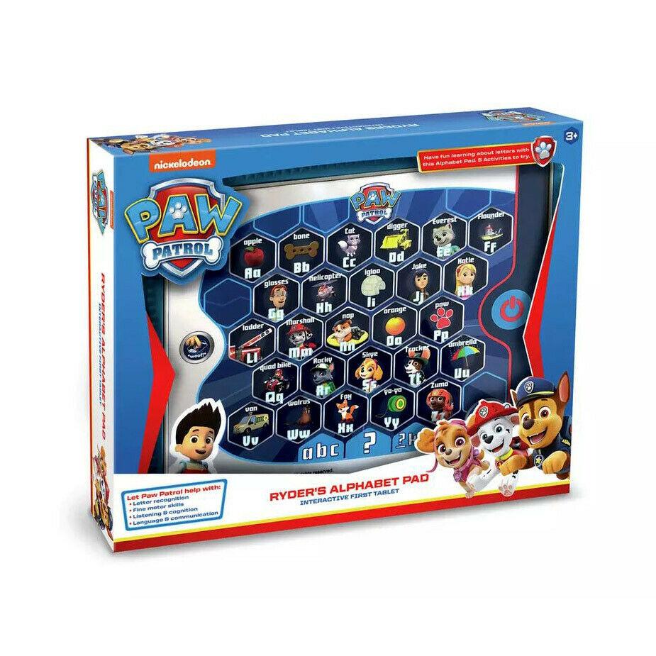 PAW Patrol Ryder's Alphabet Pad - Interactive Learning Toy for Kids, ABC Educational Tablet with Letters & Sounds - Perfect for Preschool & Homeschooling