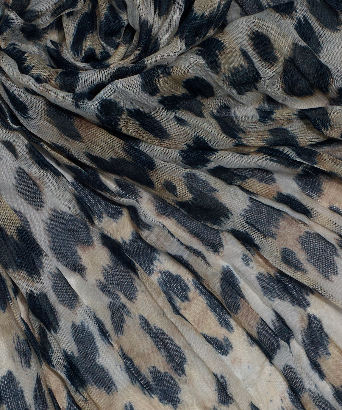Eco-Friendly Leopard Print Crinkle Wrap Scarf - Stylish & Sustainable Fashion Accessory for Women, Perfect for Casual Outfits, Parties & Layering