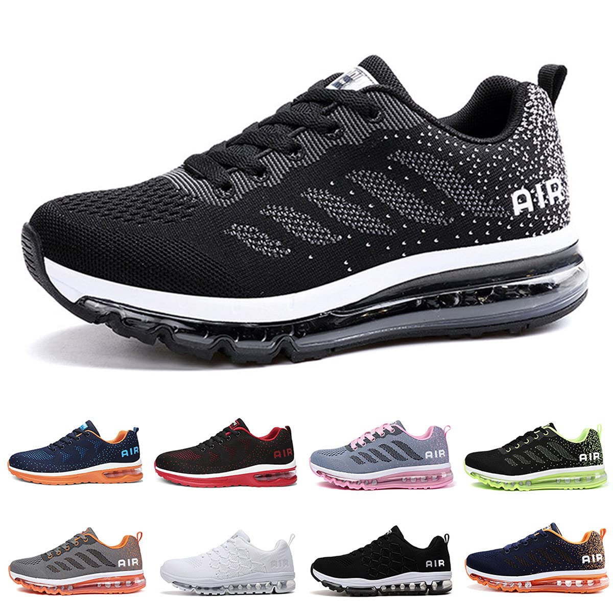 FashionCool Men's & Women's Non-Slip Gym Sneakers - Lightweight Breathable Athletic Running Walking Tennis Shoes (US 6.5-11, EU 39-46) - Perfect for Workouts, Jogging & Casual Wear