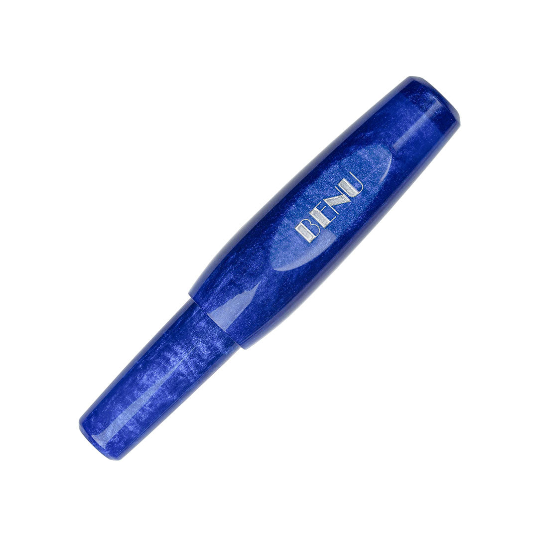 Benu Pixie Pocket Fountain Pen - Royal Blue Ink, Fine Nib, Portable Writing Tool for Journaling, Note Taking & Gift Giving