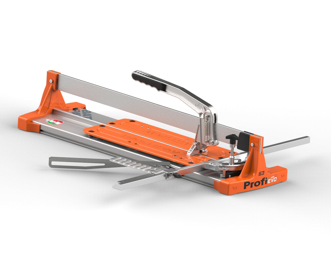 BATTIPAV 63 PROFI EVO 15mm x 630mm Professional Tile Cutter - Heavy Duty Ceramic & Porcelain Tile Cutting Tool for Bathroom, Kitchen & Floor Renovation Projects