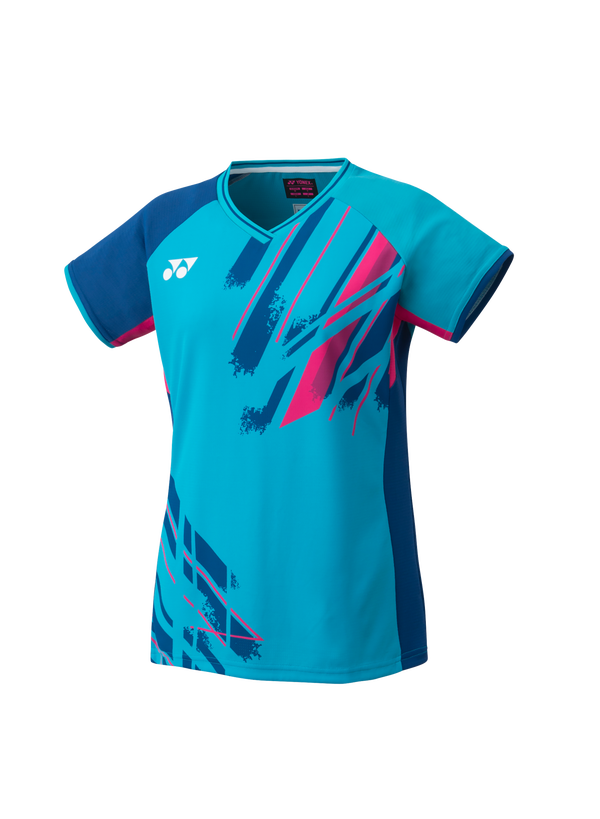 Yonex 20640 Women's Tennis Tournament T-Shirt - Breathable Quick-Dry Performance Tee for Women (Turquoise) - Perfect for Tennis Matches, Training & Casual Wear