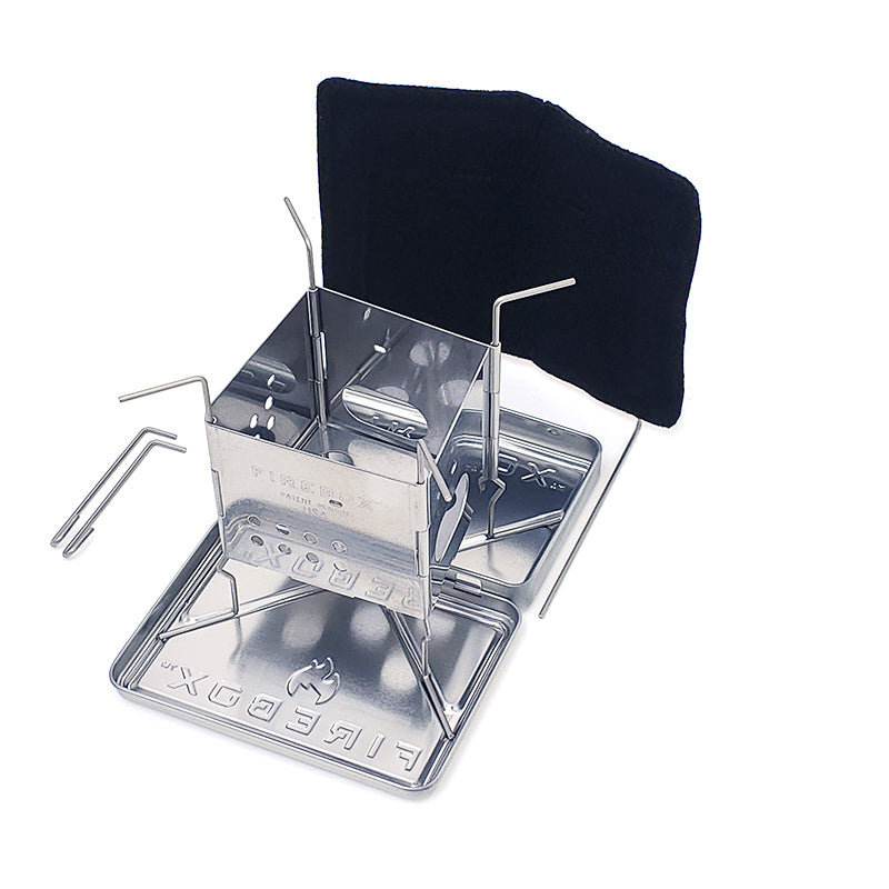 G2 Firebox NANO + X Case Kit - 3 Inch Portable Fire Pit for Camping, Backyard, and Outdoor Adventures - Compact Smokeless Fire Pit with Carrying Case