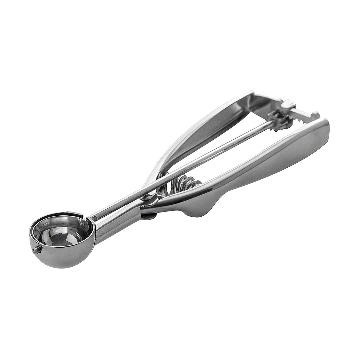 Ambidextrous Stainless Steel Squeeze #100 Disher (3/8 oz) - Perfect for Portion Control in Restaurants, Catering & Home Baking