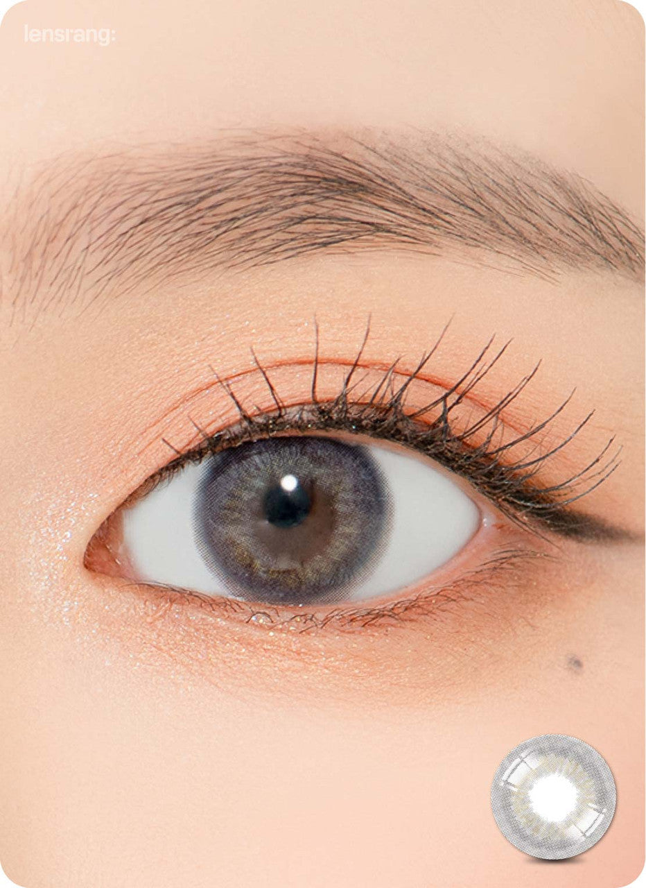 Romantic Grey Monthly Contact Lenses (2 Pack) - Buy 1 Get 1 Free | Soft & Comfortable for Daily Wear | Perfect for Date Night & Special Occasions
