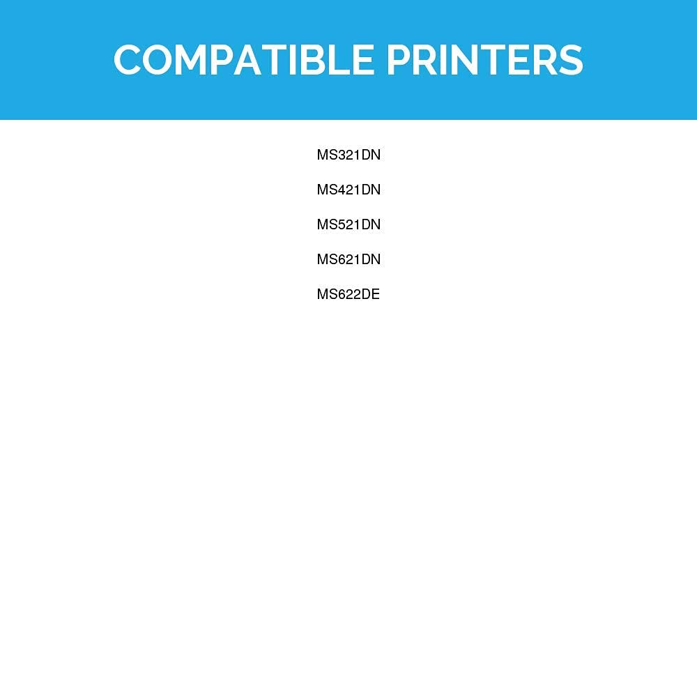 High-Yield LD Products Black Toner Cartridge - Compatible with Lexmark 56F1H00 & MS321dn Printer | Reliable Replacement for Office Printing & Document Workflows