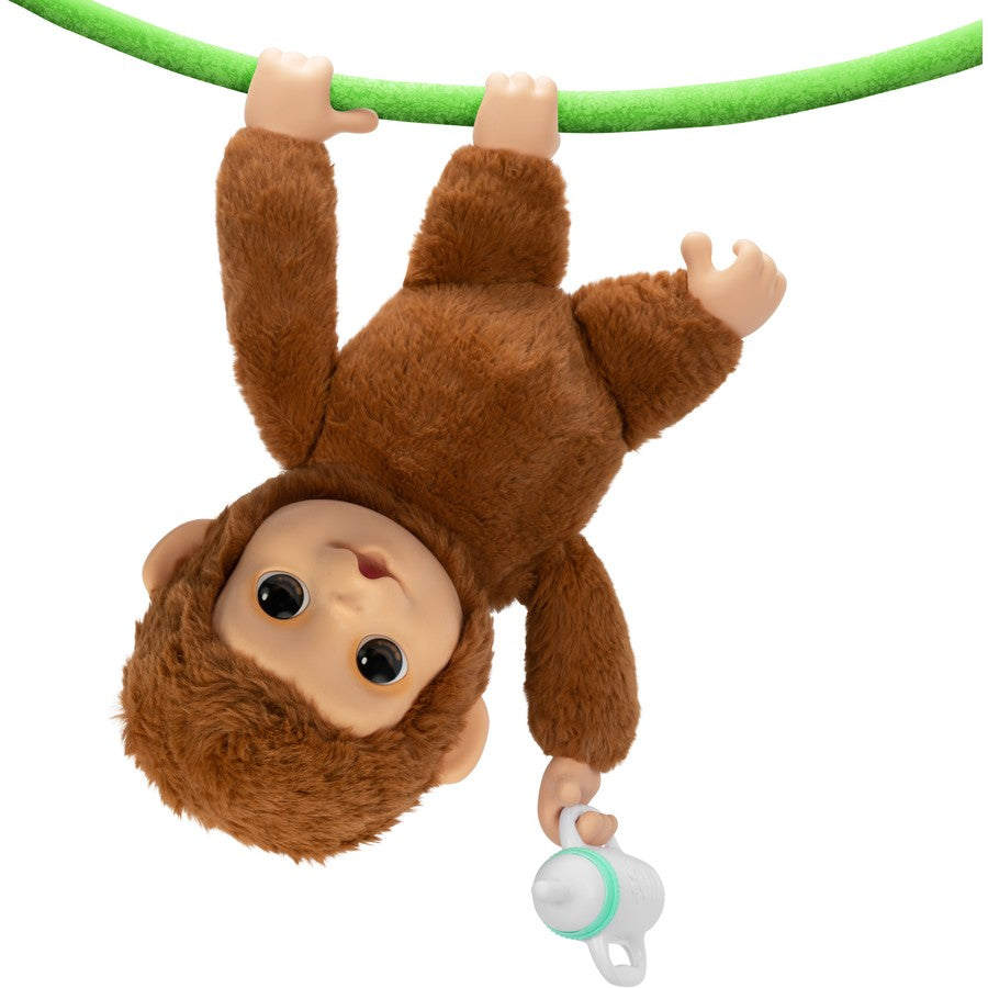 Little Live Pets My Baby Monkey Plush Toy - Interactive Cuddly Stuffed Animal with Sounds & Movements for Kids (Perfect Gift for Birthdays & Christmas Playtime)