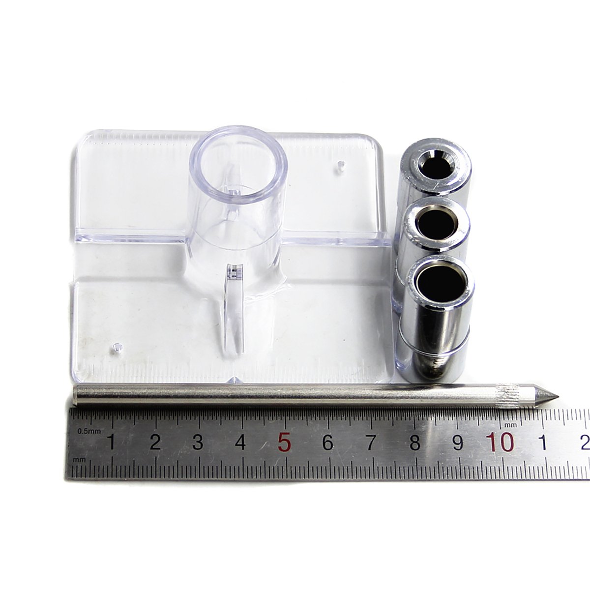 Woodworking Drilling Locator - Mini Pocket Hole Jig Guide for 6/8/10mm Dowels | Precision Drill Guide for Power Tools | Perfect for Cabinet Making & Furniture Assembly