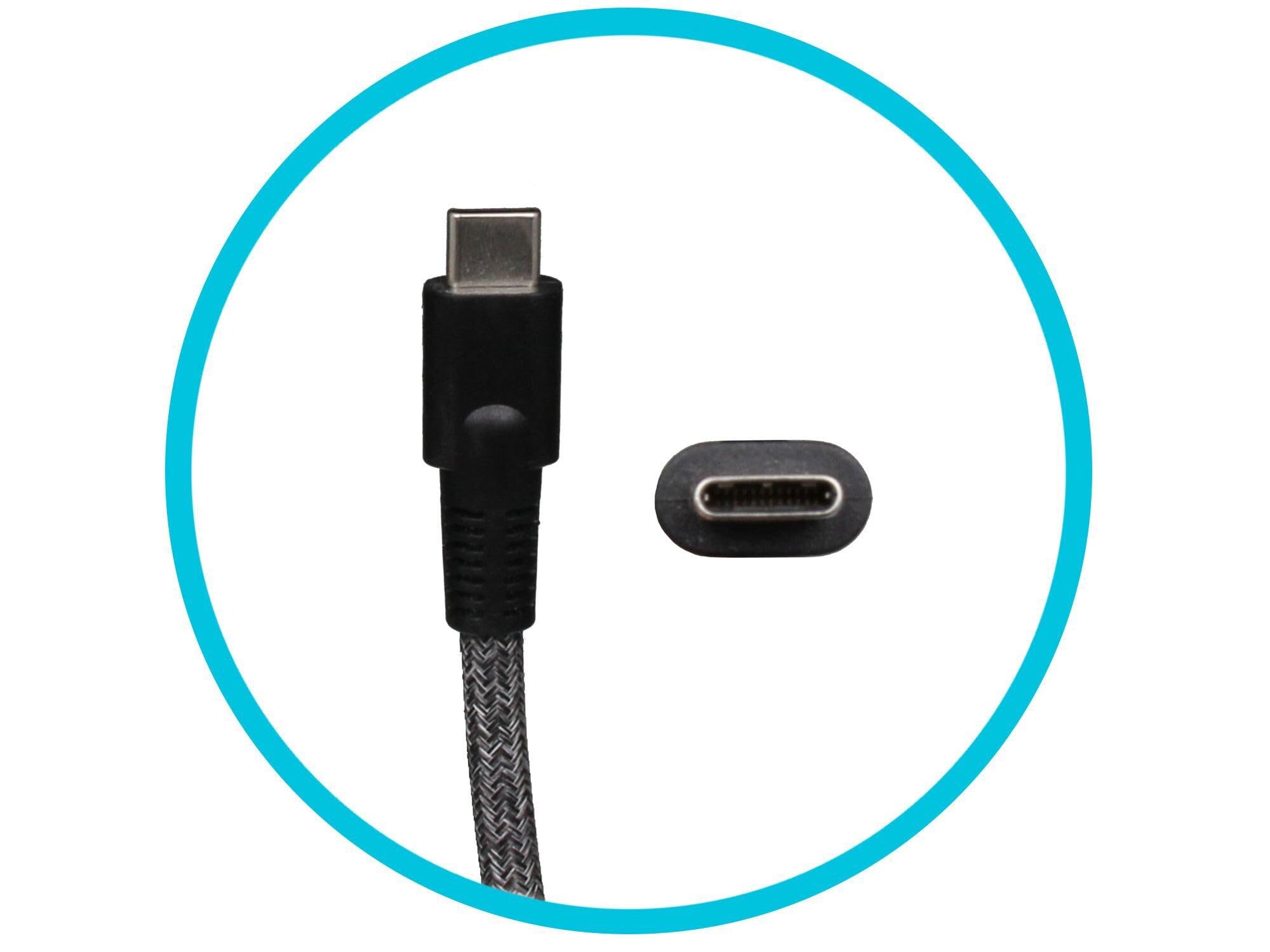 Original HP M52946-033 110W USB-C Charger with USB-A Port - Compatible with ZBook Firefly 16 G10, ProBook 450 G10, Envy 17-cw0 Laptops - Fast Charging for Work & Travel
