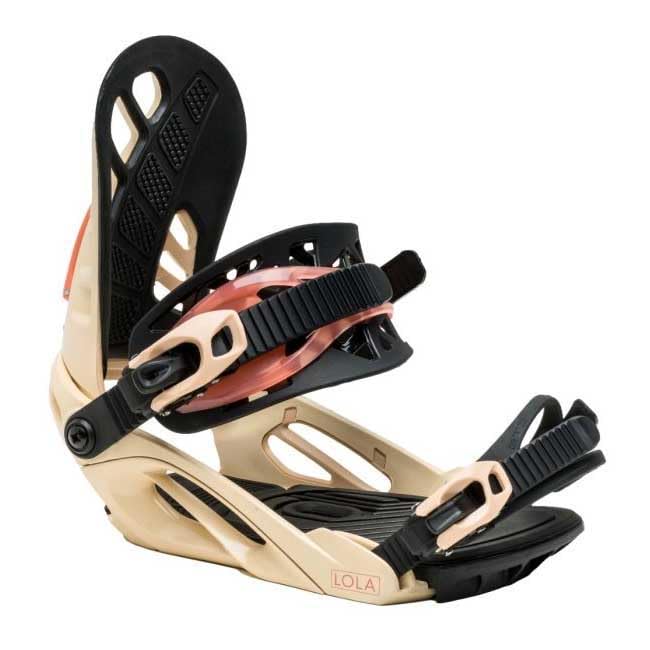 Roxy Lola Women's Snowboard Bindings - Lightweight & Adjustable for All-Mountain Riding | Perfect for Freestyle & Powder Snowboarding