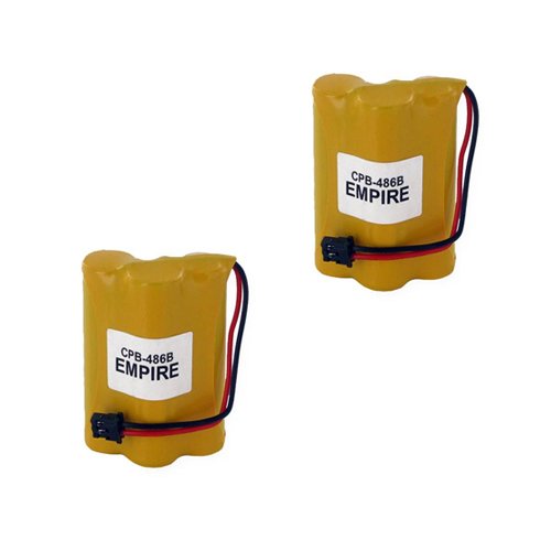 Empire Cordless Phone Batteries - 2 Pack Ni-CD 3.6V 900mAh Replacement Battery for Sony BP-T38 Cordless Phone | Ultra High Capacity | Perfect for Home & Office Use