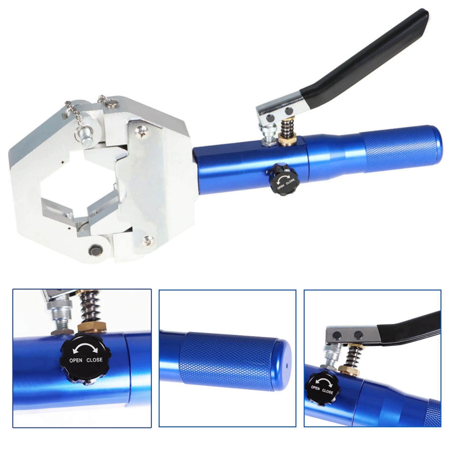 Hydraulic Hose Crimper AC Crimping Tool - Hydra-Crimp 71500 with 7 Die Set for Barbed & Beaded Hose Fittings | Professional Hydraulic Repair Equipment for Tractors, Construction & Industrial Machinery