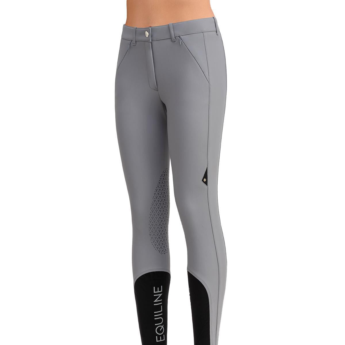 Equiline Women's EnaeK Knee Grip Breech - Comfortable Equestrian Riding Pants for Horseback Riding & Training - Perfect for Dressage, Jumping, and Stable Work