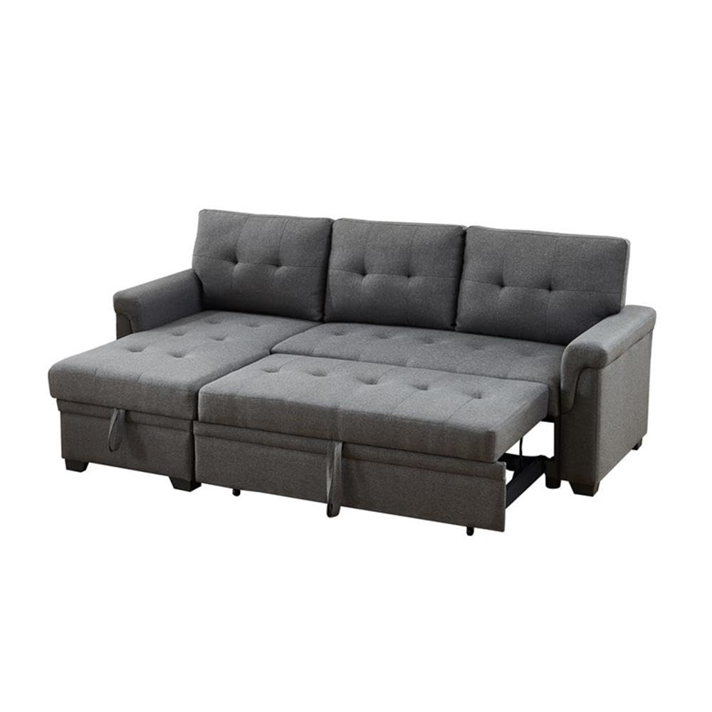 Reversible Sleeper Sofa & Coffee Table Set for Living Room
