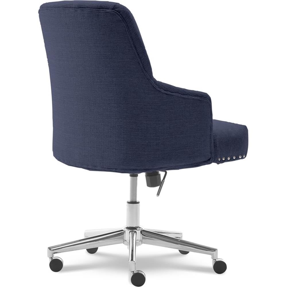 Premium Home Square 2-Piece Leighton Office Chair Set - Ergonomic Blue Mesh Desk Chairs for Home Office, Study Room & Workspace - Comfortable Computer Task Chairs with Adjustable Height & Lumbar Support