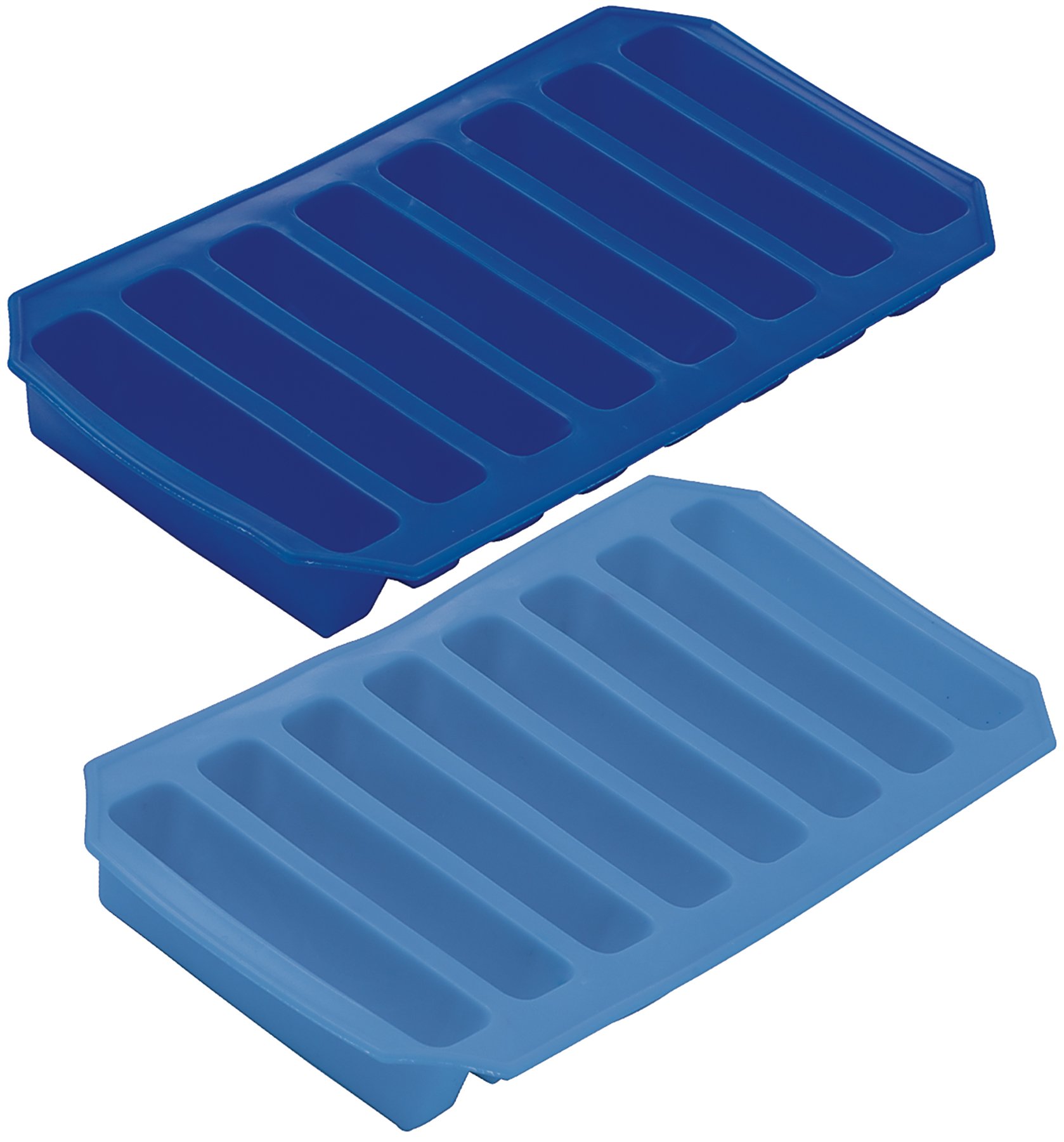 Prepworks by Progressive Flexible Ice Sticks Trays - Set of 2, Silicone Ice Cube Tray for Cylinder Shaped Ice Cubes | Perfect for Cocktails, Iced Coffee & Beverage Chilling