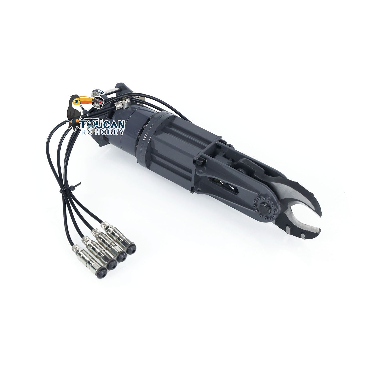 XDRC 1/14 RC Hydraulic Excavator Metal Hydraulic Shear Attachment - Heavy Duty L945 Construction Vehicle Model DIY Accessories for Realistic Excavator Simulation & Construction Toy Play