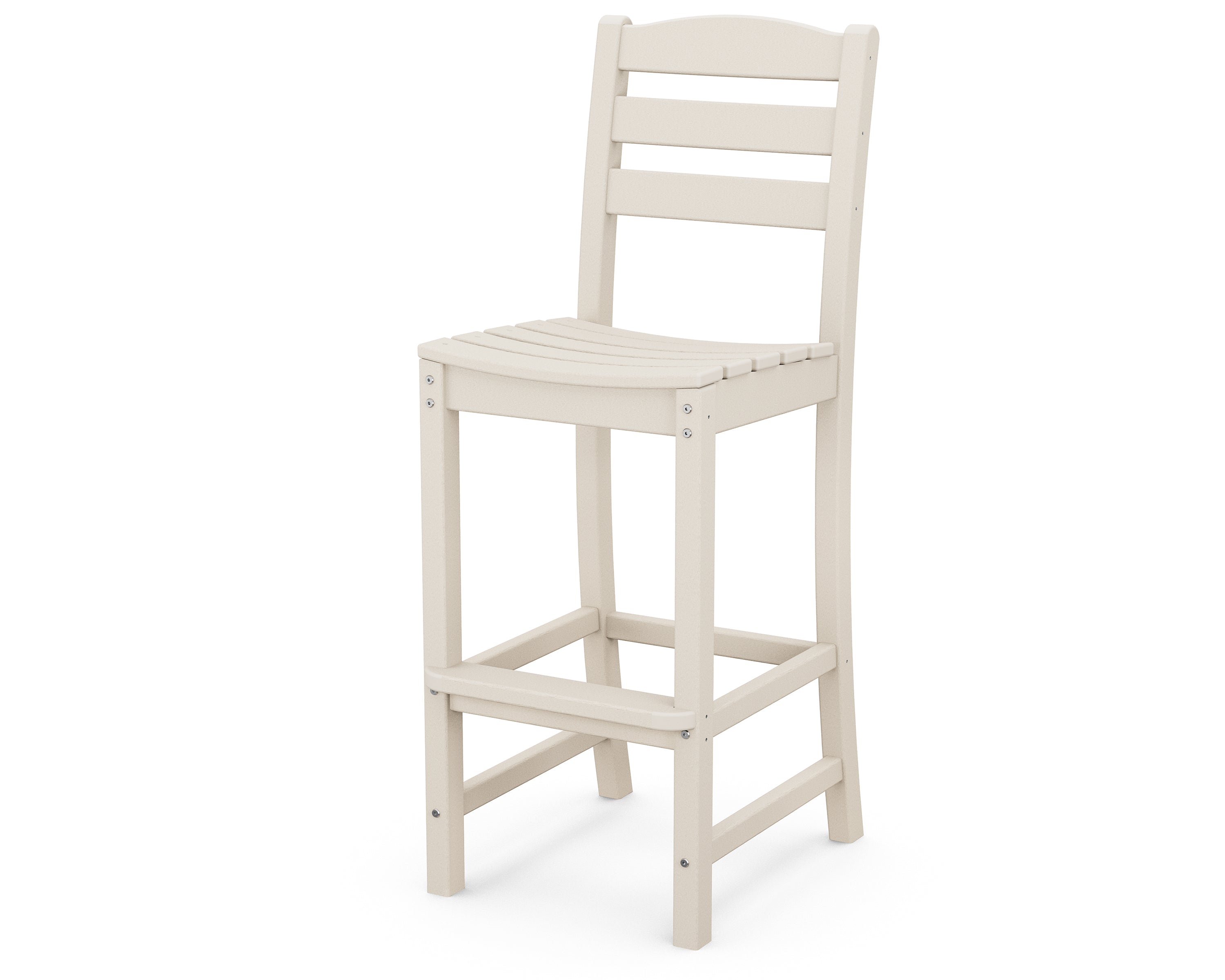 POLYWOOD La Casa Cafe Bar Side Chair - Outdoor & Indoor Dining Chair - Weather-Resistant & Durable - Perfect for Patio, Deck, Restaurant, and Home Use