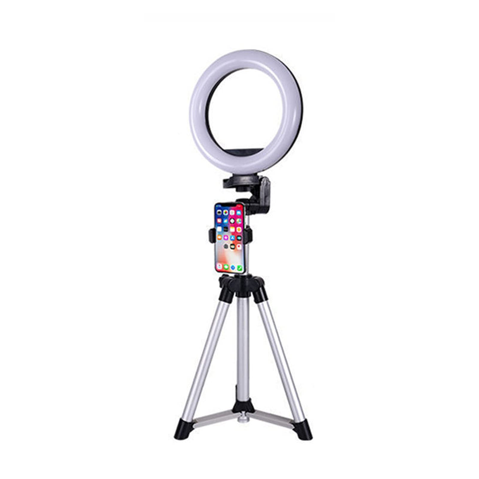 Professional 75cm Desktop Makeup Ring Light with Tripod Stand & Phone Holder - 3 Color Modes, Dimmable LED for Camera, Video, Selfie Photography - Perfect for Beauty Vlogging, YouTube Videos & Home Studio Setup