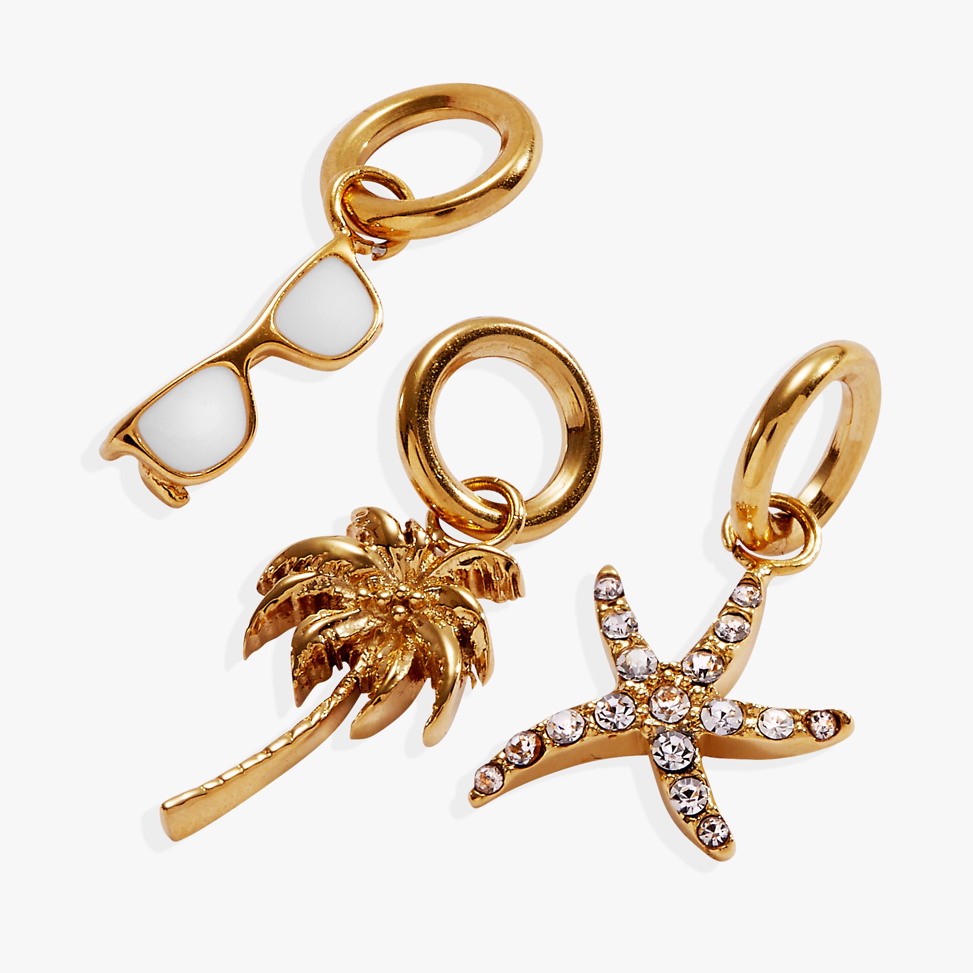 Beach Vacation Mini Charm Set - Cute Seashell & Starfish Charms for Jewelry Making, DIY Bracelets & Keychains - Perfect for Summer Accessories, Gifts & Beach-Themed Crafts