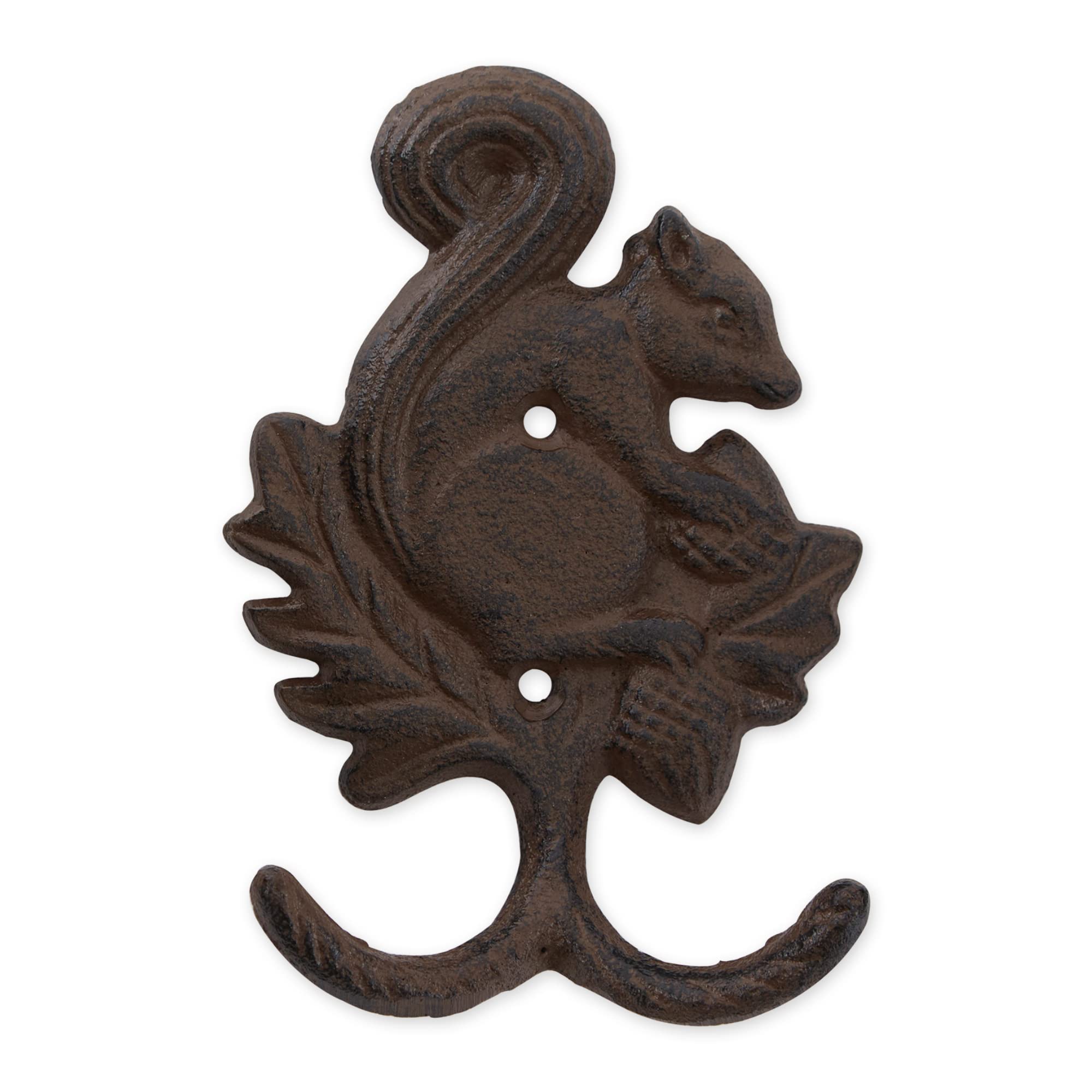 DII Decorative Cast Iron Wall Hook Collection - Rustic Chipmunk Design for Coats, Hats & Keys | Perfect for Entryway, Mudroom & Cabin Decor