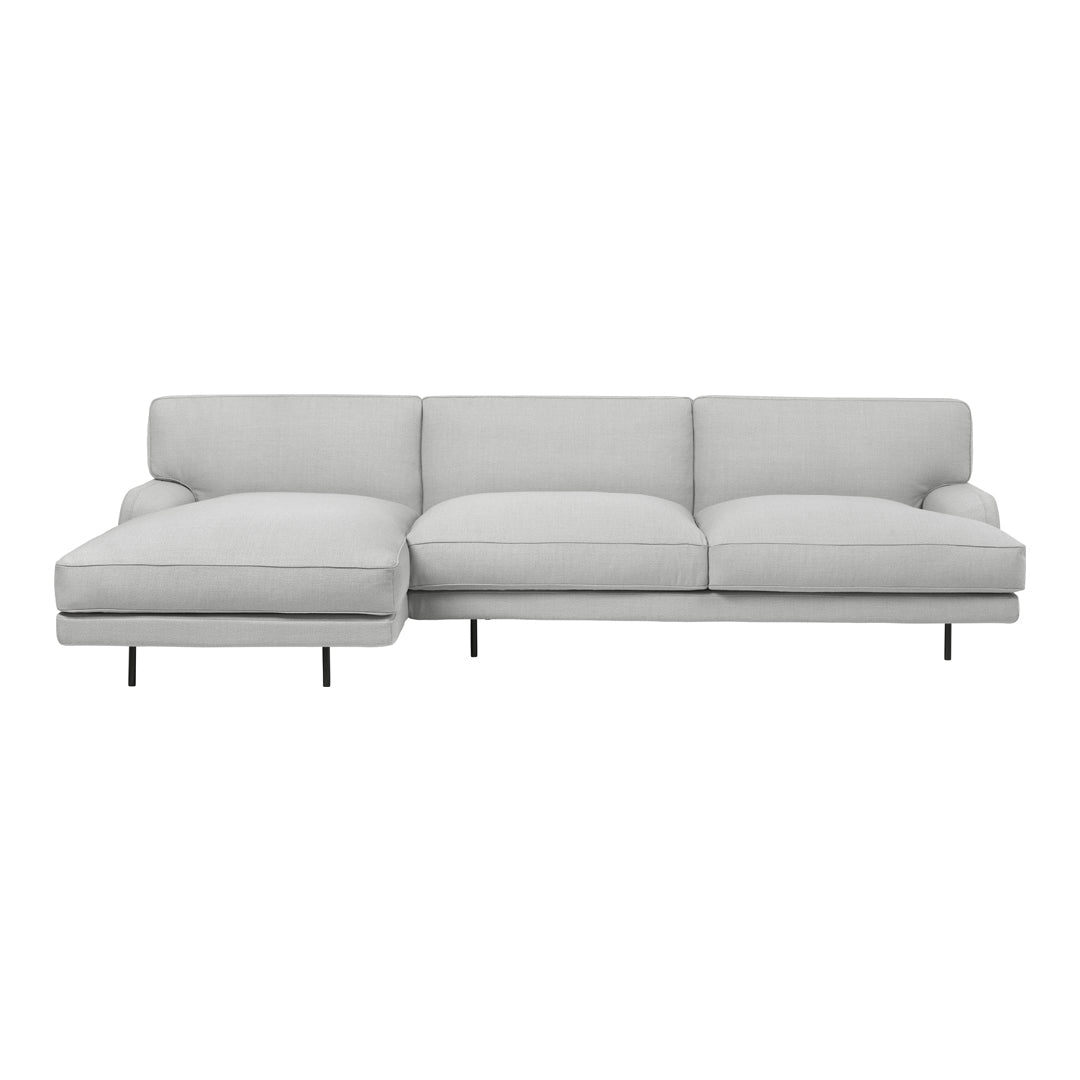 Flaneur Chaise Lounge with Armrest - Modern Accent Chair for Living Room, Bedroom & Patio - Perfect for Relaxing, Reading & Lounging
