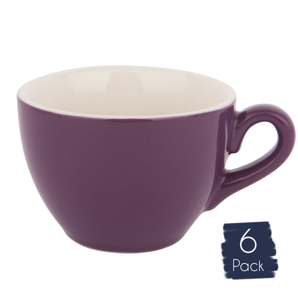 Premier Tazze 280ml Cappuccino Cups - Barista Quality Coffee Set of 6 - Perfect for Home Cafes, Espresso Shops & Gifts