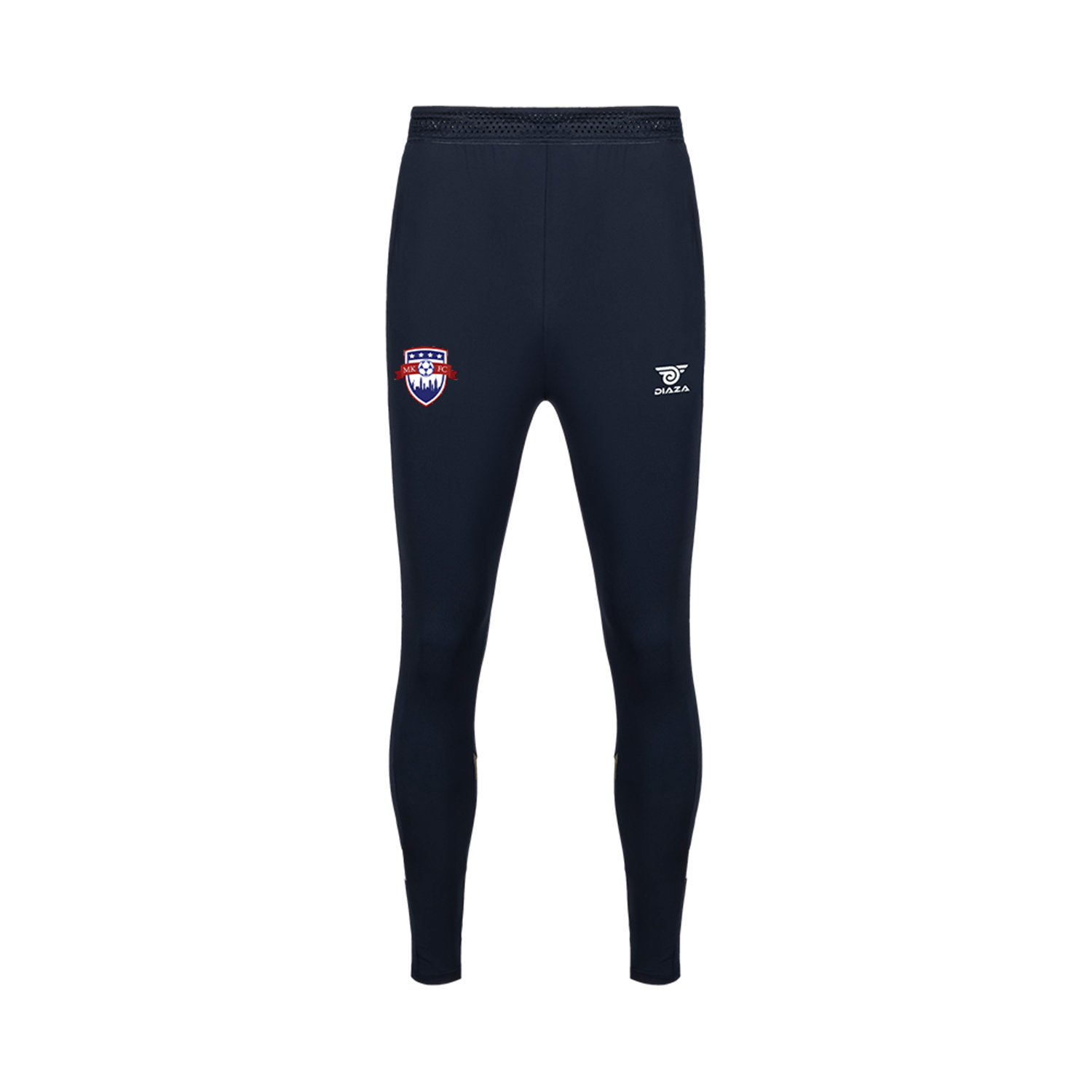 Men's Manhattan Kickers Tunnel Pants - Dark Navy/Yellow Athletic Joggers for Running, Gym & Casual Wear