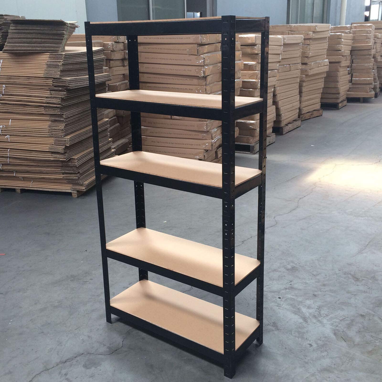 Heavy Duty Garage Storage Shelving Unit - 386lbs Capacity Per Tier, 27.5
