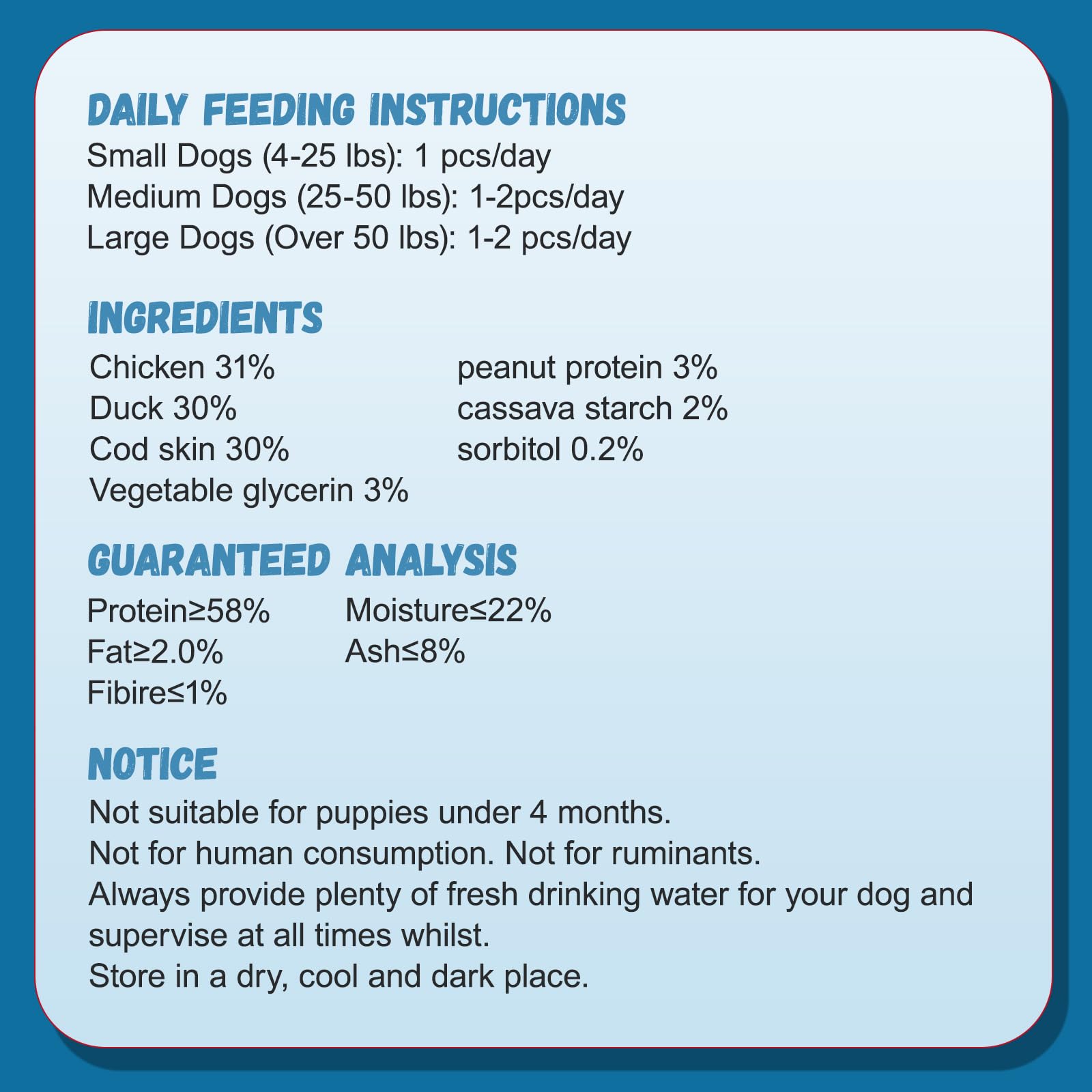 Premium Chicken & Duck Wrapped Cod Skin Dog Chews - Natural Grain-Free Dental Treats for Healthy Teeth & Shiny Coat - Training Rewards for Small, Medium & Large Dogs (9-10 Count) - Perfect for Puppy Training, Teething Relief & Daily Oral Care