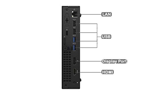 Refurbished Dell OptiPlex 3040 Micro Desktop Computer - Intel Core i5-6400T 2.9GHz, 8GB RAM, 512GB SSD, Windows 10 Pro - Compact Business PC for Office, Home & Remote Work | Ideal for Productivity, Video Conferencing & Multitasking