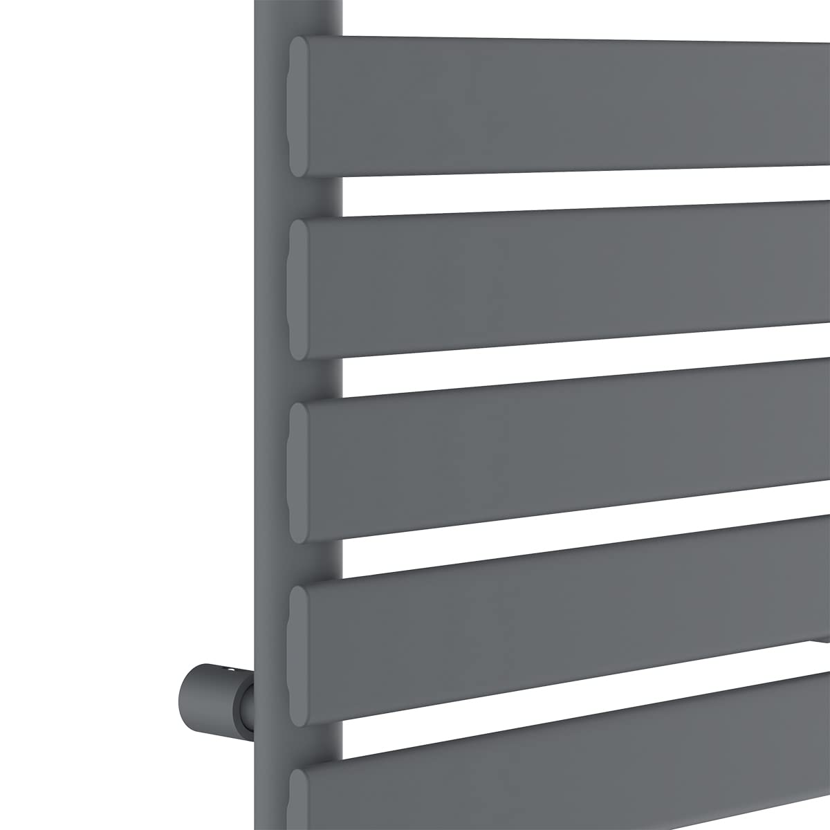 Warmehaus 1600x450mm Electric Heated Towel Rail Radiator - 800W Thermostatic Bathroom Ladder Heater with Prefilled Sand Grey Finish | Perfect for Spa, Luxury Bathroom & Home Heating Solutions