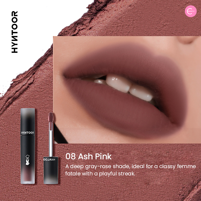 HYNTOOR Reversible Macaron Lip Mud - Long Lasting Matte & Glossy Lipstick, Vegan & Cruelty Free - Perfect for Day & Night Makeup Looks, Parties, and Special Occasions