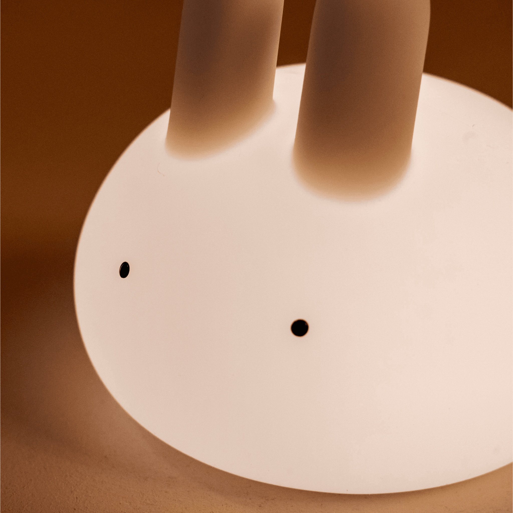 DESIGNSTUFF White Lapin Rabbit Night Light - Cute Nursery Lamp for Kids Room, Bedside Table, Baby Shower Gift & Cozy Bedroom Decor