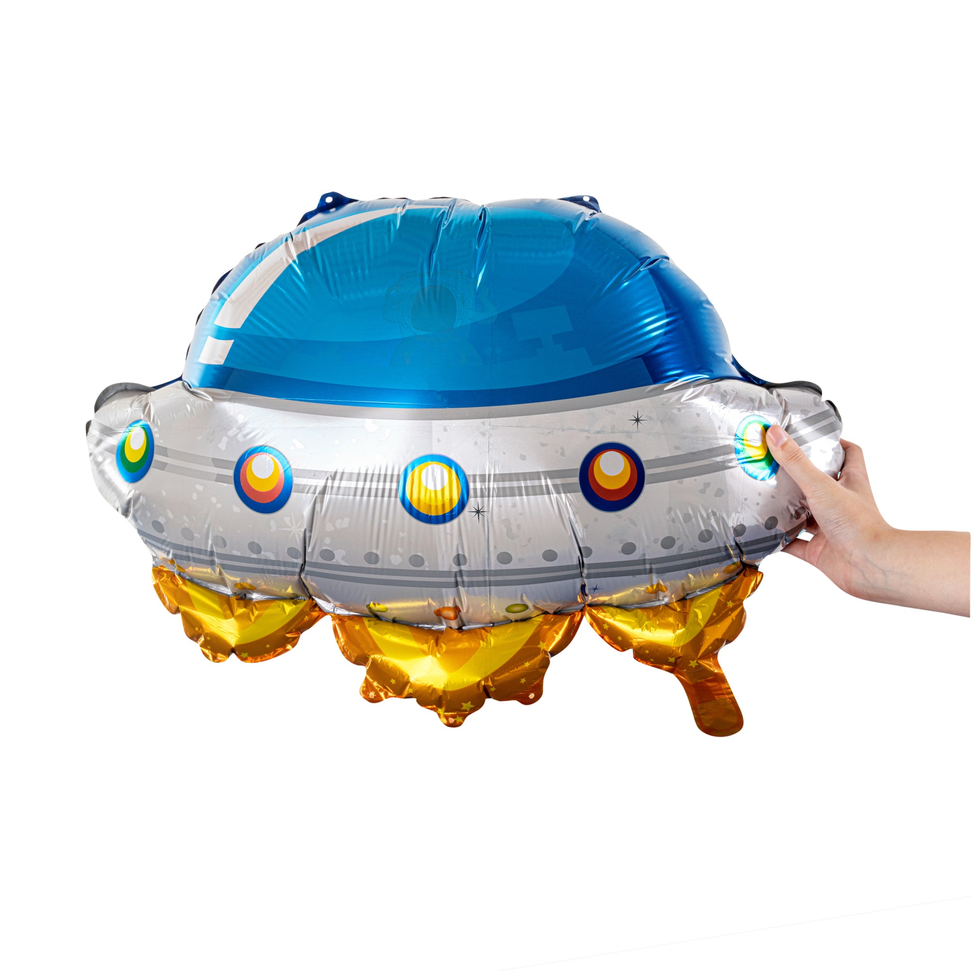 Balloonify Mylar UFO Balloons 24.75x20.75 Inch - Pack of 100 for Birthday Parties, Baby Showers & Space Themed Events