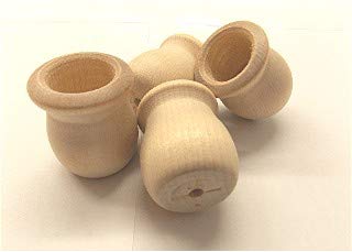 700 Unfinished Wood Candle Cups Bulk - DIY Candle Making Supplies for Wedding, Party & Home Decor (Pack of 700)