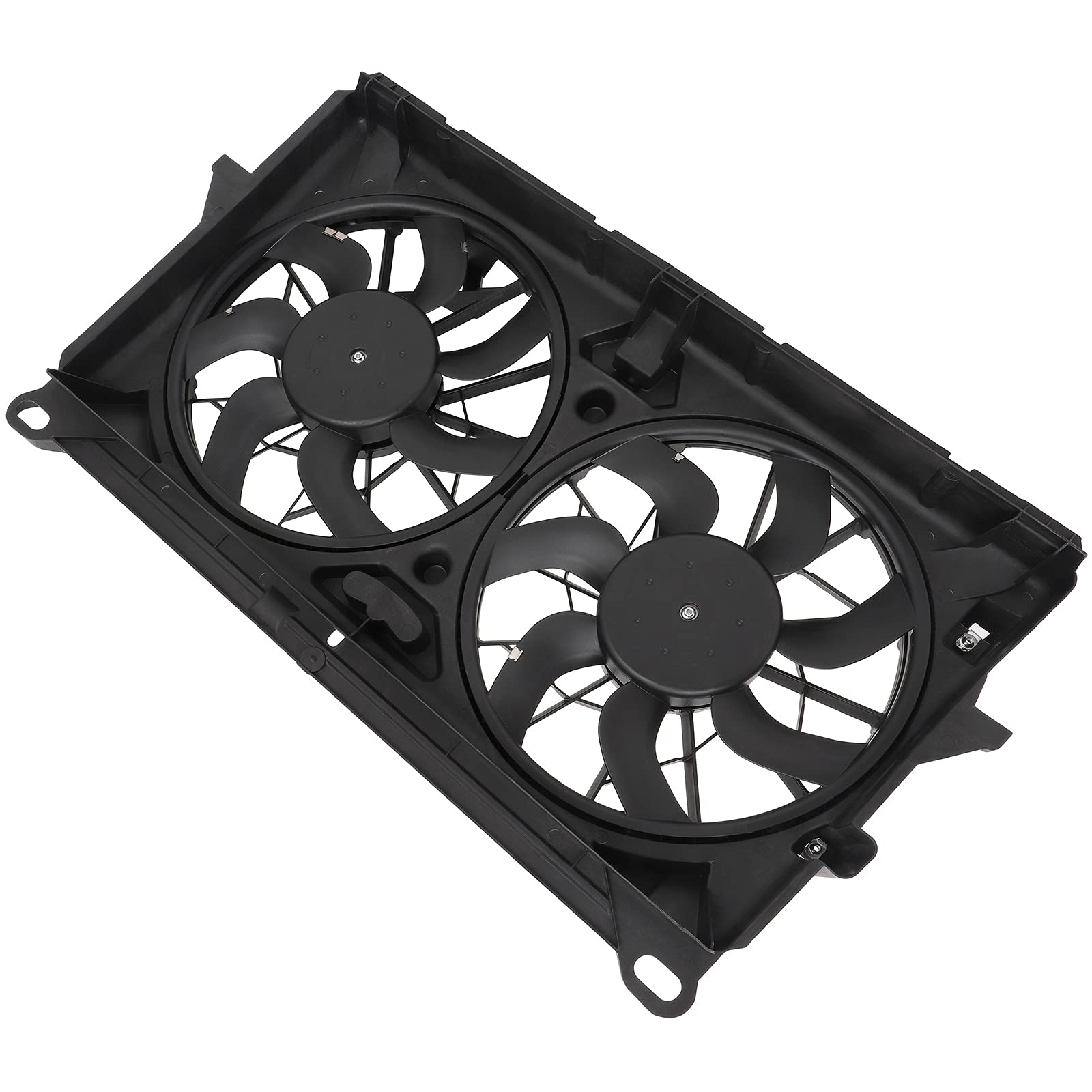 High-Performance Radiator Cooling Fan & Condenser Kit - Compatible with 2007-2013 Chevy Avalanche 5.3L/6.0L, 2009-2013 Silverado 1500 6.2L, 2007-2013 GMC Sierra 1500 6.0L, 2007-2014 Yukon 5.3L (Part# 620-654) - Perfect for Engine Cooling & Overheating Prevention