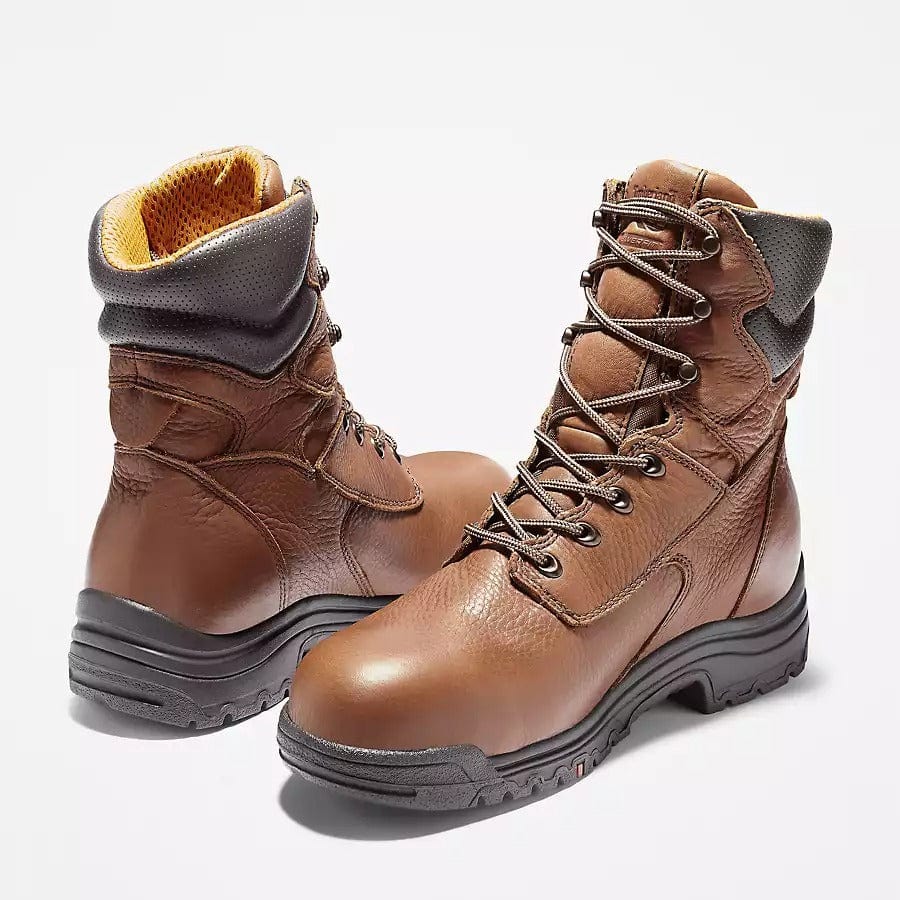Titan EV 8 Waterproof Composite Toe Work Boots - Safety Shoes for Construction, Warehouse & Outdoor Work - Electrical Hazard Protection, Slip Resistant
