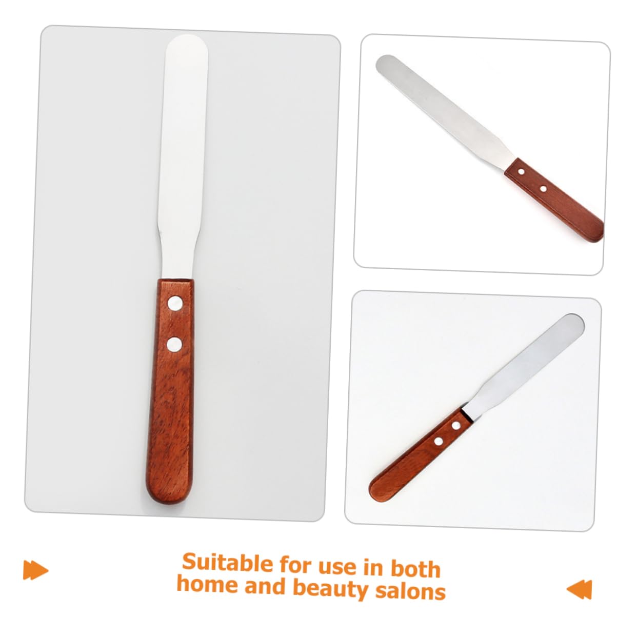Professional Straight Design Waxing Sticks for Hair Removal - Multi-Function Smooth Surface Spatula for Eyebrows, Legs & Bikini Line - At-Home Salon Waxing & DIY Beauty Care