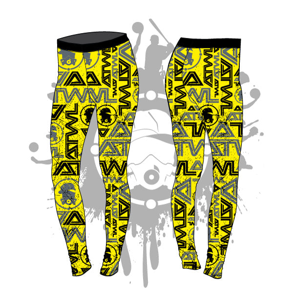 High Waist All Over Print Tron Women's Leggings - Comfortable & Stylish Workout Pants for Yoga, Running & Gym