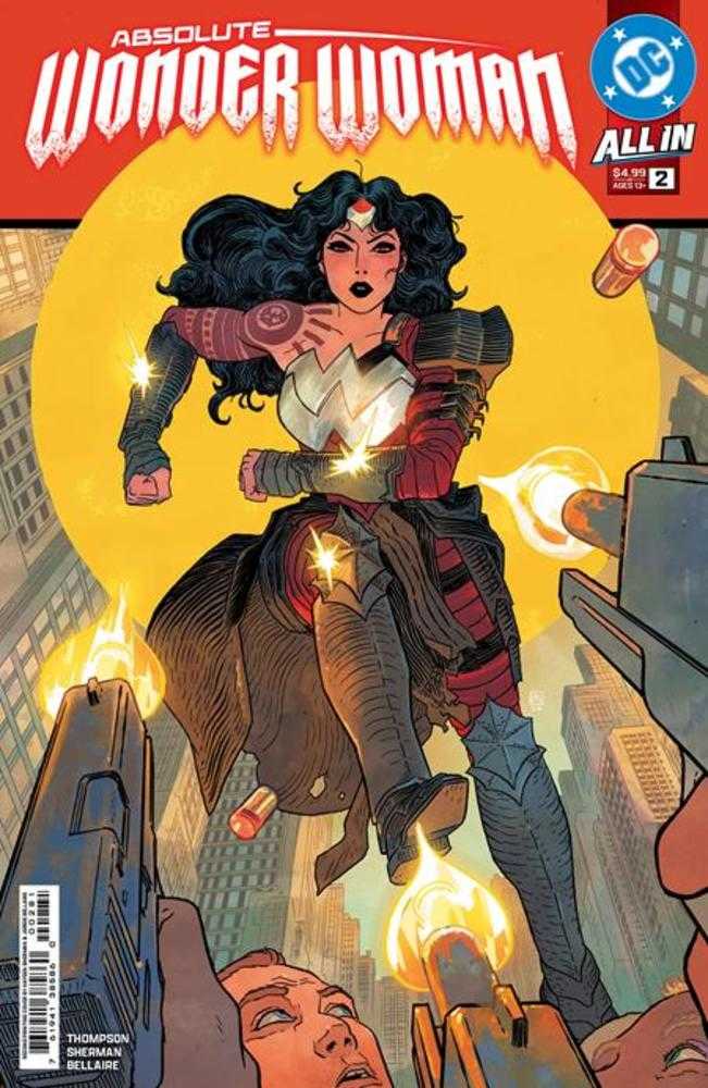 Absolute Wonder Woman #2 2nd Print Cover A by Hayden Sherman - Collectible DC Comics for Superhero Fans & Comic Book Enthusiasts - Perfect for Display, Gifts, and Comic Collections