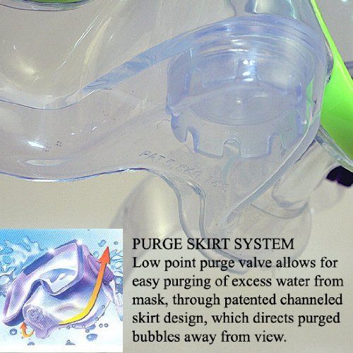 Promate Snorkeling Vest, Panoramic Purge Mask, Dry Snorkel & Fins Set – Complete Snorkeling Gear for Adults & Kids – Perfect for Beach, Pool & Ocean Adventures