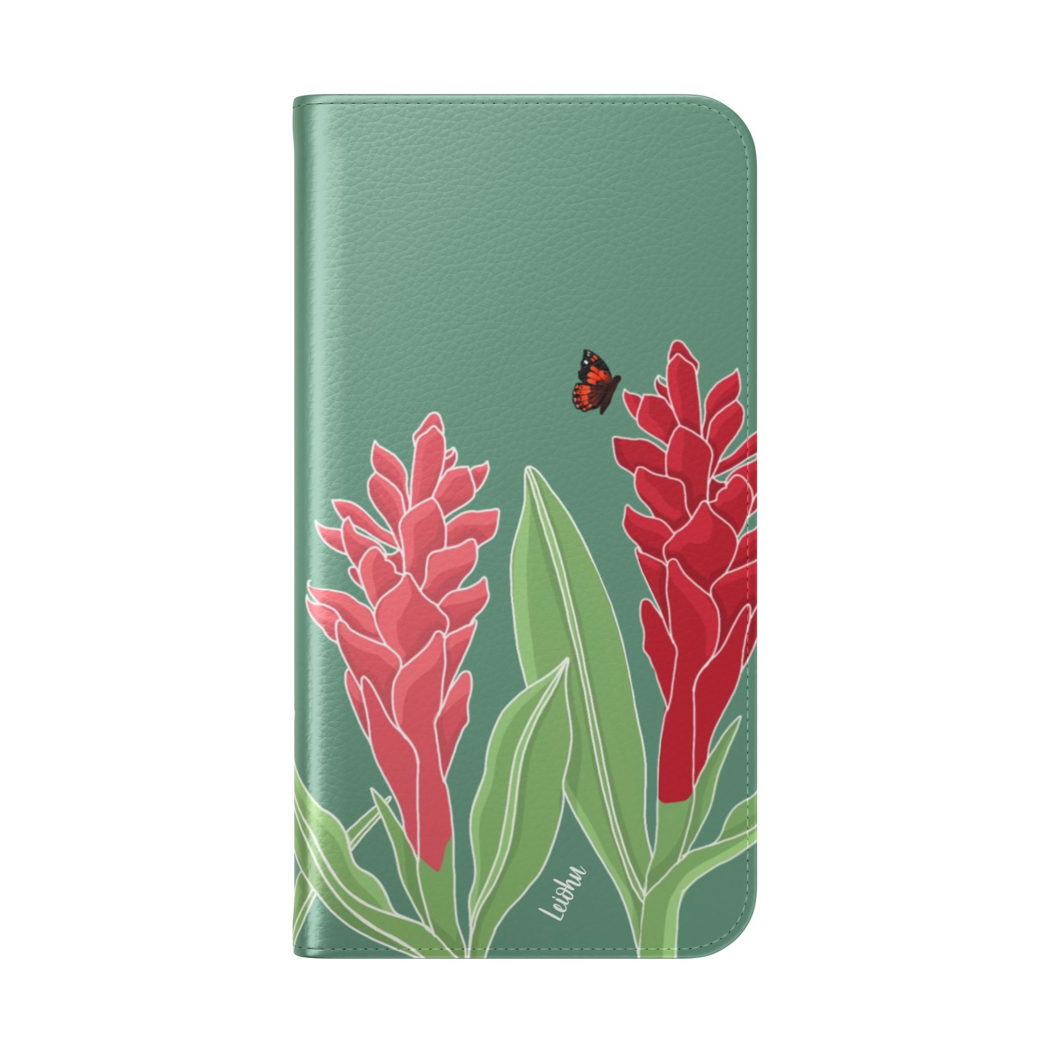 Premium Awapuhi Folio Case for iPhone 14 Pro Max - Slim Vegan Leather Phone Cover with Card Slots | Perfect for Work, Travel & Everyday Protection