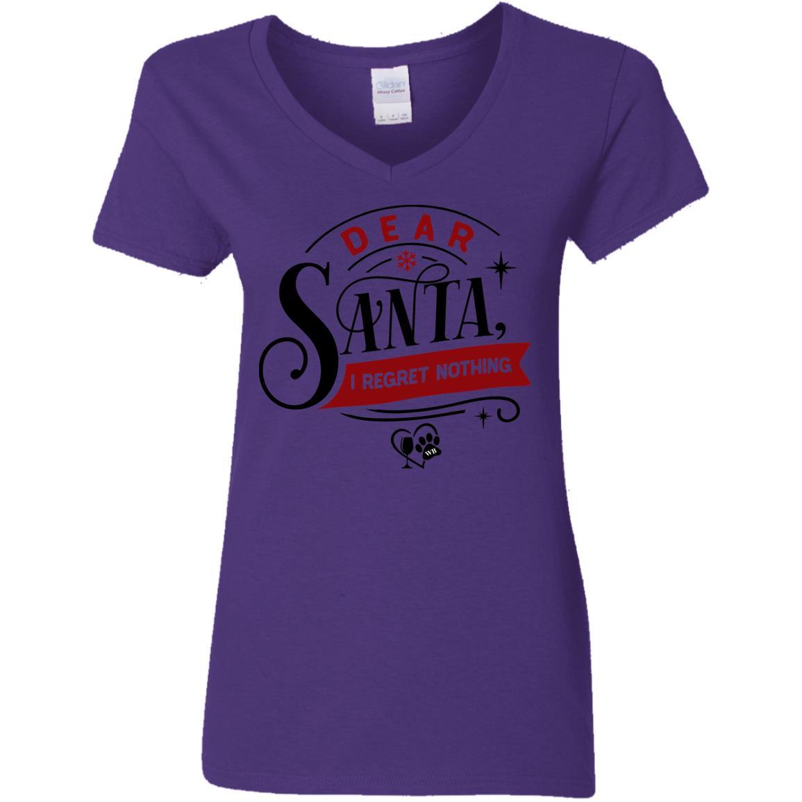 WineyBitches.Co Women's 5.3 oz V-Neck T-Shirt - Soft Cotton Casual Tee for Everyday Wear, Girls Night Out & Wine Tasting Events