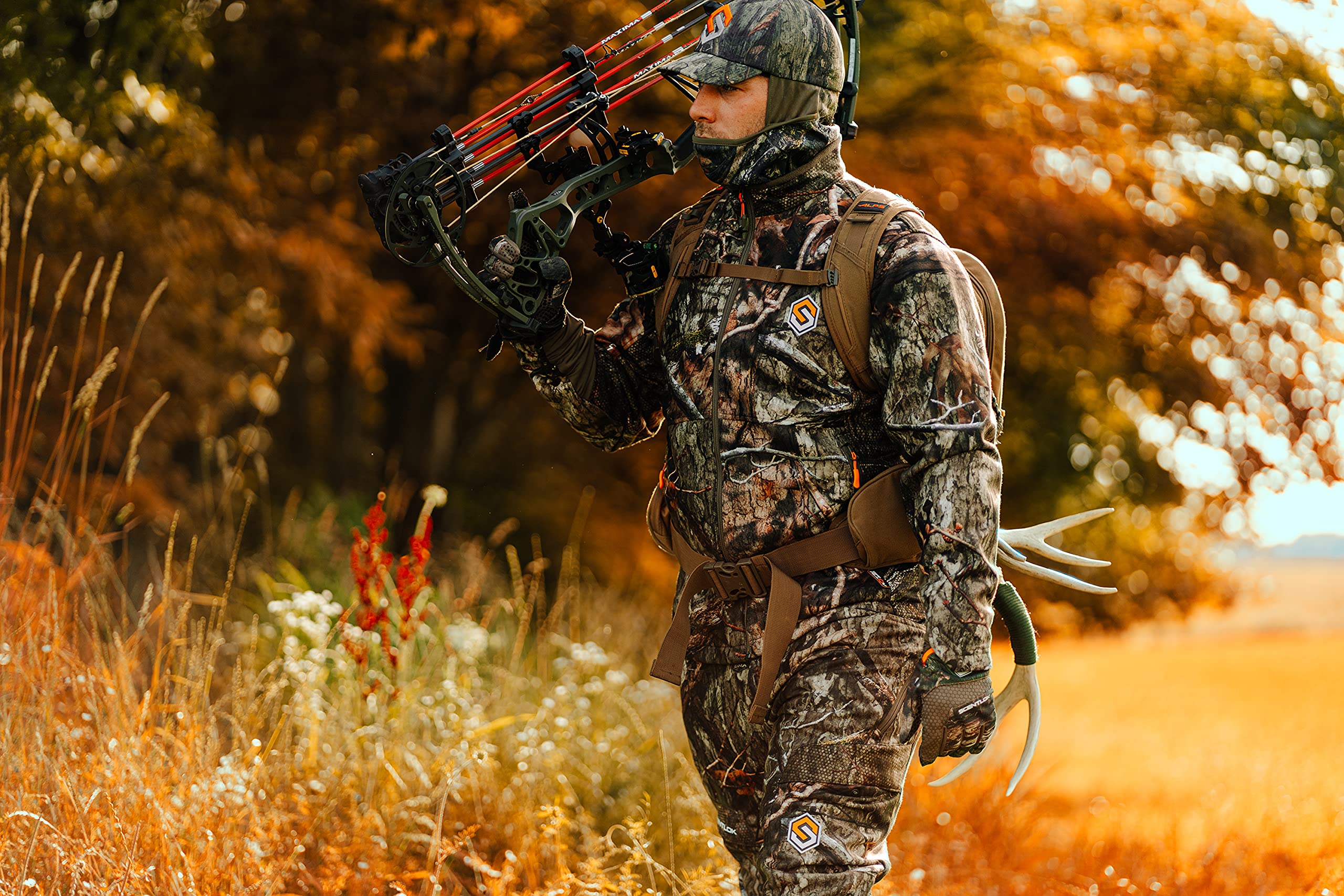 ScentLok Forefront Midweight Water Repellent Camouflage Hunting Jacket for Men - Warm Windproof Outdoor Gear for Deer Hunting & Wilderness Adventures