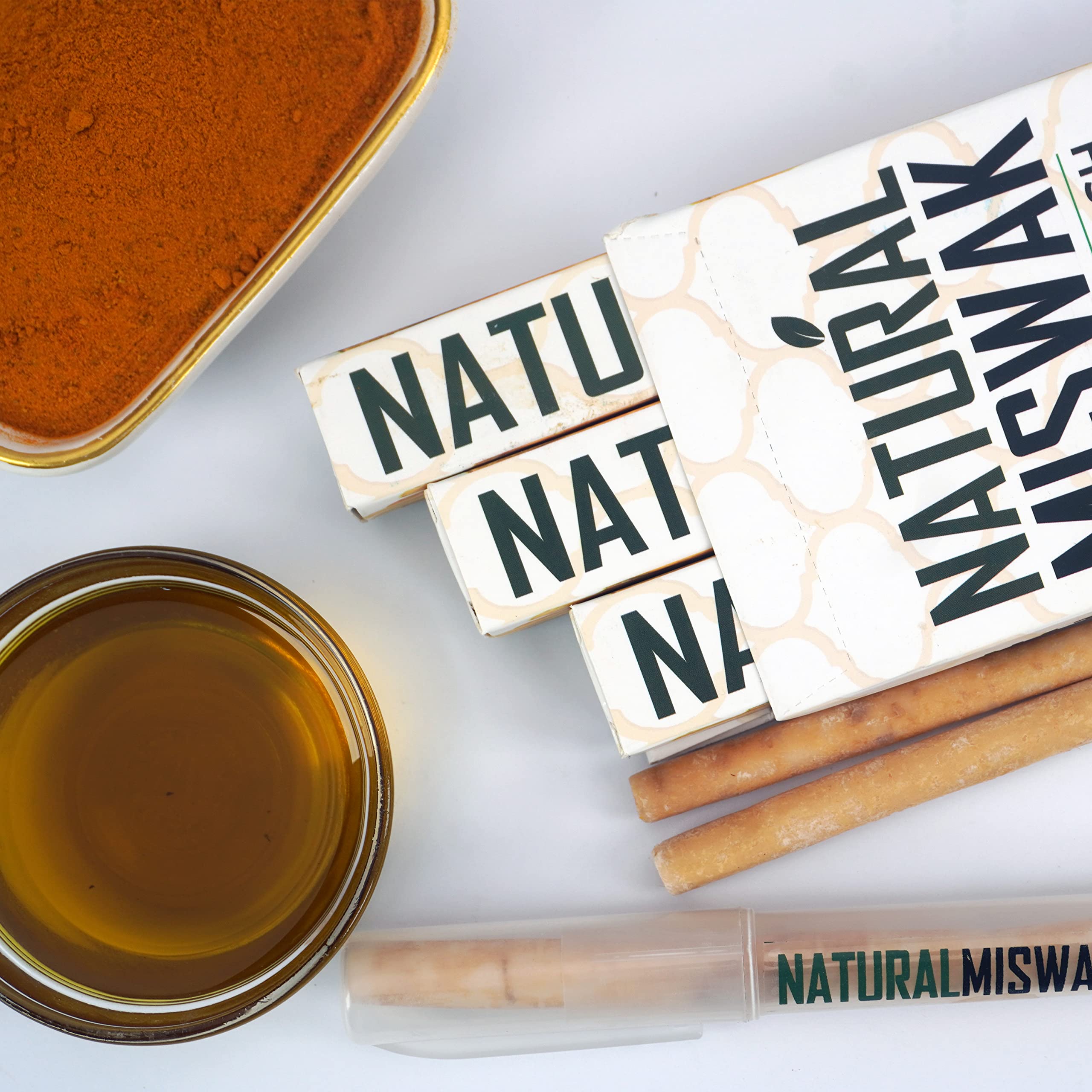 Natural Miswak Sticks for Teeth Cleaning - Organic Toothbrush Alternative, No Toothpaste Needed | Siwak Chew Sticks (Meswak) for Fresh Breath & Oral Hygiene | Perfect for Travel, Camping & Eco-Friendly Dental Care