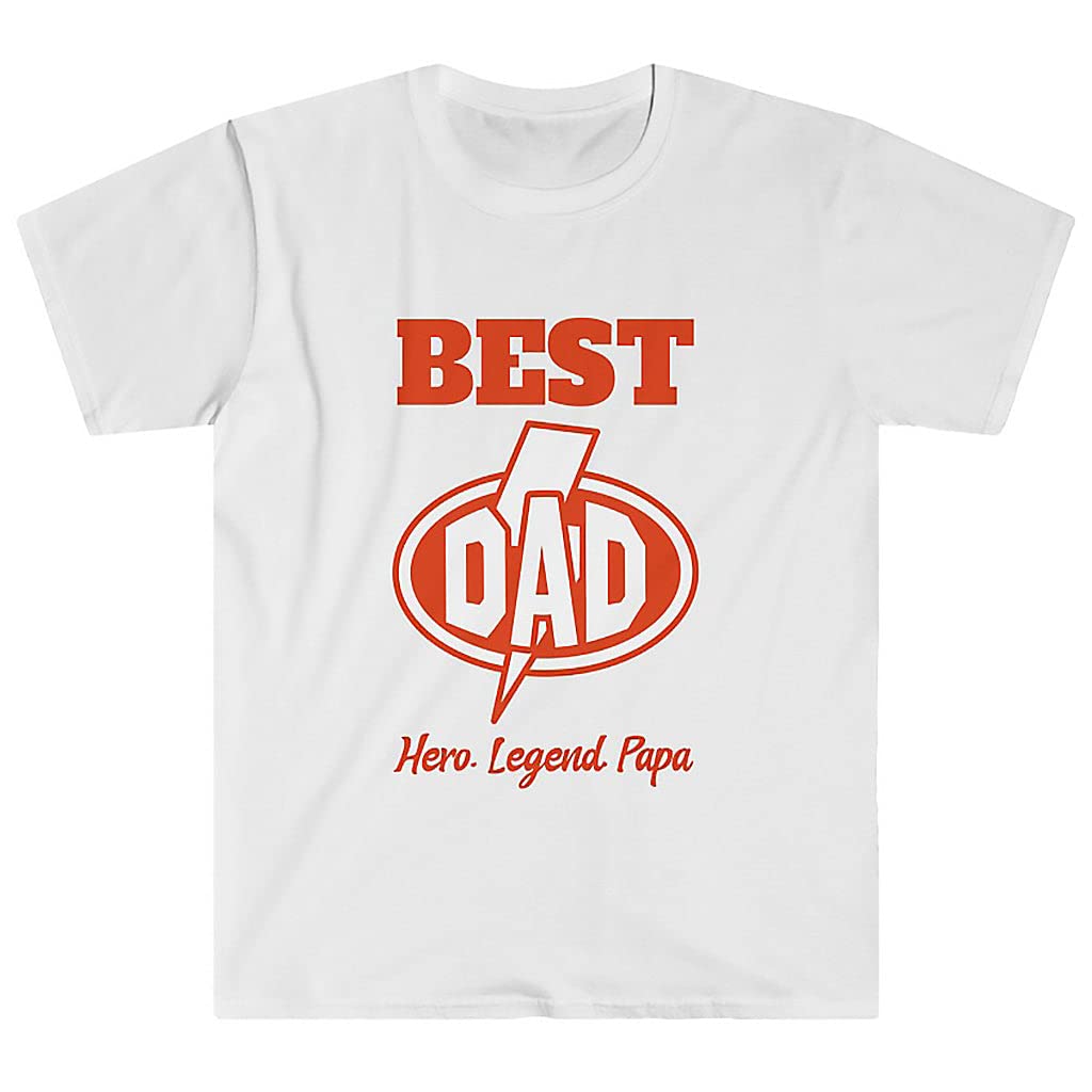 Best Dad Shirt for Men - Funny Super Dad T-Shirt for Father's Day Gift - Perfect for Girl Dads, Papa & Daddy - Ideal for Father's Day Celebrations, Family Events & Casual Wear