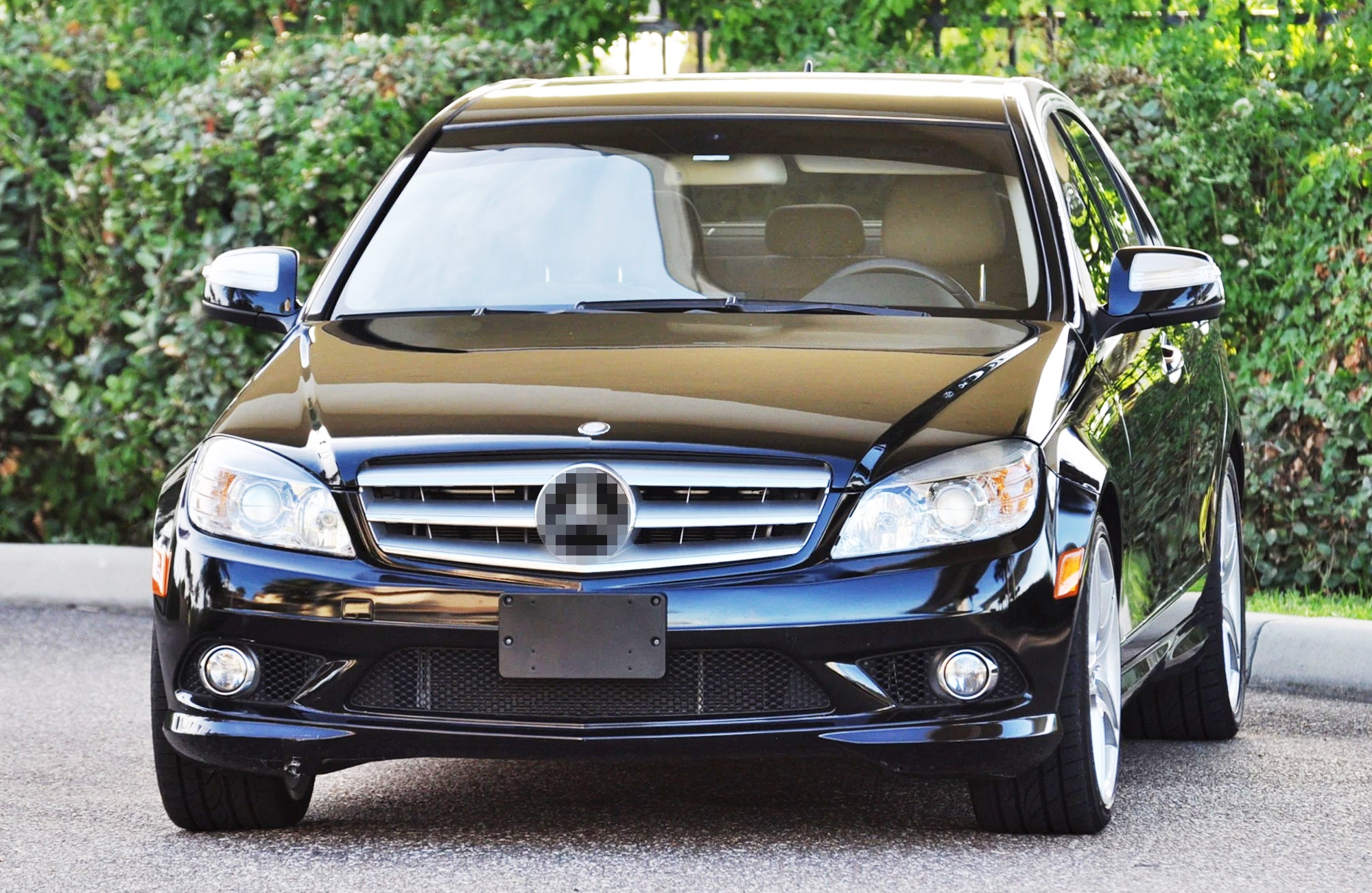 Mercedes W204 C Class (2008-2010) Clear Lens Fog Light Kit with Fog Bezels & Relay - Durable Replacement for Improved Visibility in Rain, Fog & Night Driving