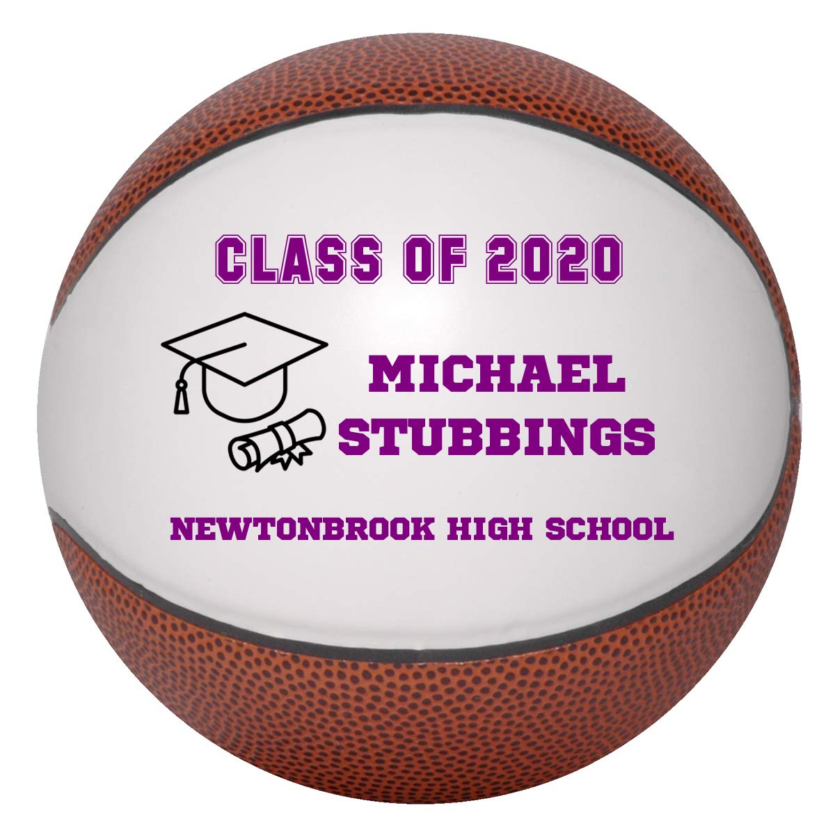 Custom Personalized 2023 Graduation Basketball - High School Senior Gift for Boys & Girls - Class of 2023 Commemorative Keepsake - Perfect for Graduation Parties & School Celebrations